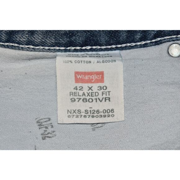 WRANGLER NEW $50 Five Star Premium‎ Denim Relaxed Fit Jean Vintage Men's 42 - Picture 4 of 4
